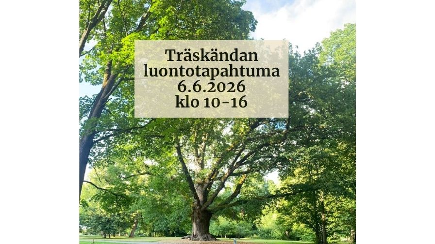 Träskändan luontotapahtuma 6.6.2026 klo 10-16 kuva