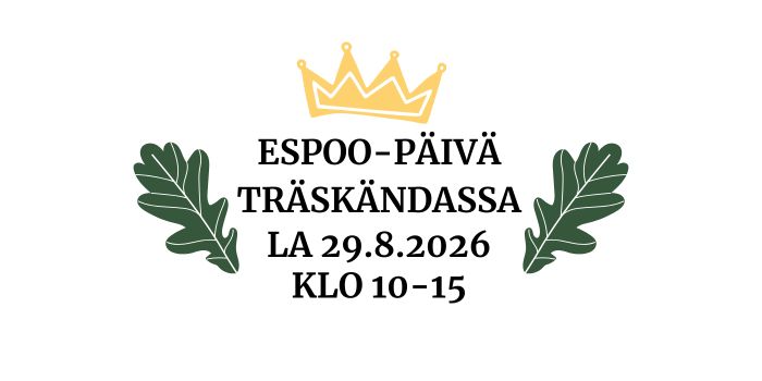 Espoo-päivä Träskändassa 2026